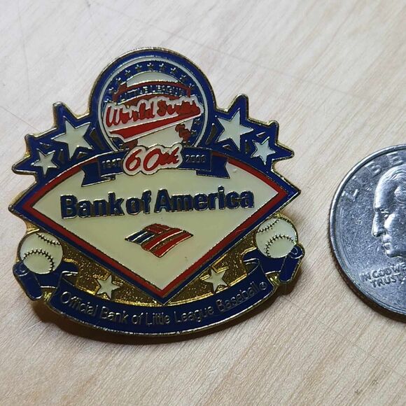 Little League World Series 60th Bank of America Collectible Enamel Lapel Pin - Picture 3 of 3